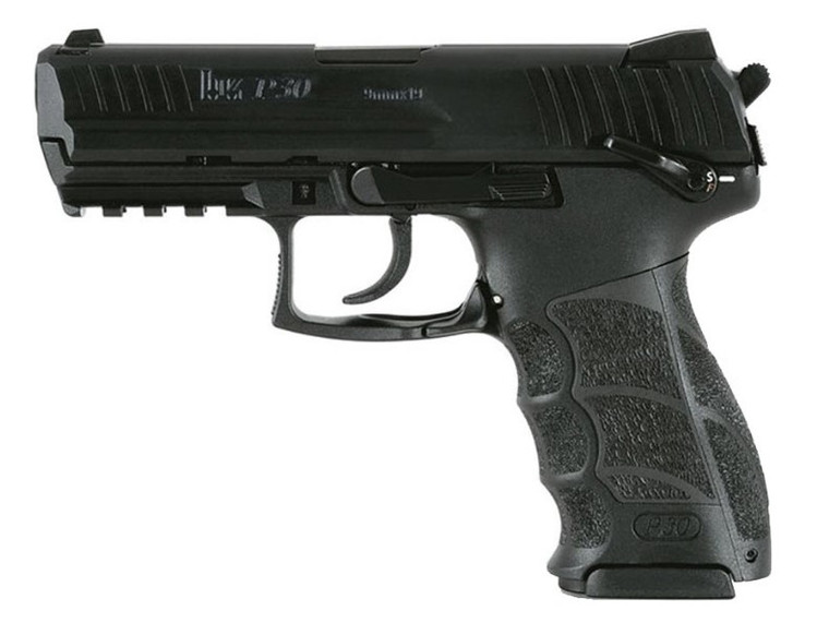 H&K P30 S V3 SA/DA 9MM 3.85IN BARREL 2-10RD AMBI SAFETY REAR DECOCKING BUTTON