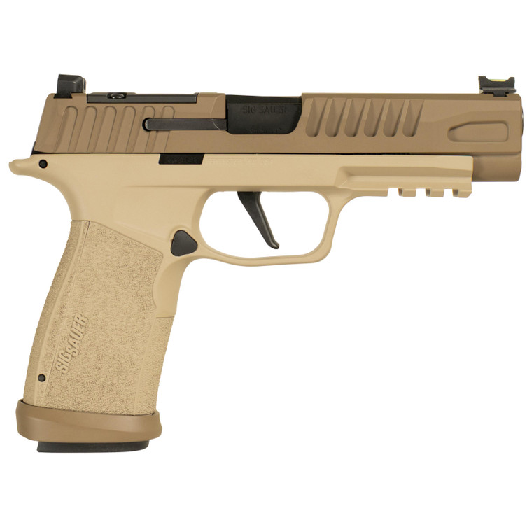 Sig Sauer P365 Fuse Two-Tone Tan Handgun 9mm Luger 21(2)&17(1)rd Magazines 4.3" Barrel LXG Front Optic Sight