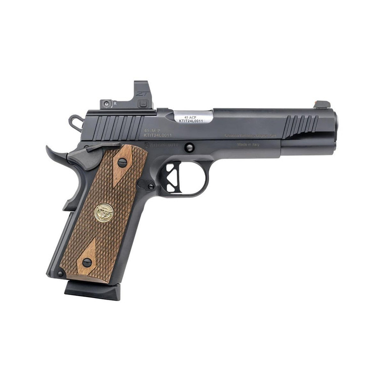 Chiappa 1911 Superior MRS Red Dot Handgun .45 ACP 5" Barrel  Blued Frame Walnut Grips ZT Red Dot