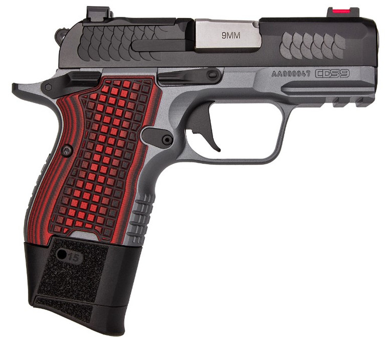 KIMBER CDS9 TWO-TONE RED GRIPS ORRL 9MM 3.18IN BARREL 15RD 3600003