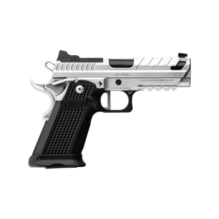 Fusion Firearms XP Pro 9 Handgun 9mm Luger 17rd magazines(2)  4'' Barrel RMR Optic Ready Chrome