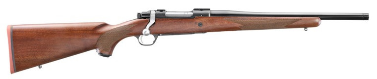 RUGER M77 HAWKEYE HUNTER 6.5 CREEDMOOR 16.6IN BARREL 4RD SATIN BLUED  AMERICAN WALNUT STOCK MAUSER TYPE EXTRACTOR LC6 TRIGGER THREADED BARREL 67101