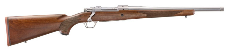 RUGER M77 HAWKEYE HUNTER 6.5 CREEDMOOR 16.6IN BARREL 4RD SS  AMERICAN WALNUT STOCK MAUSER TYPE EXTRACTOR LC6 TRIGGER THREADED BARREL 67105