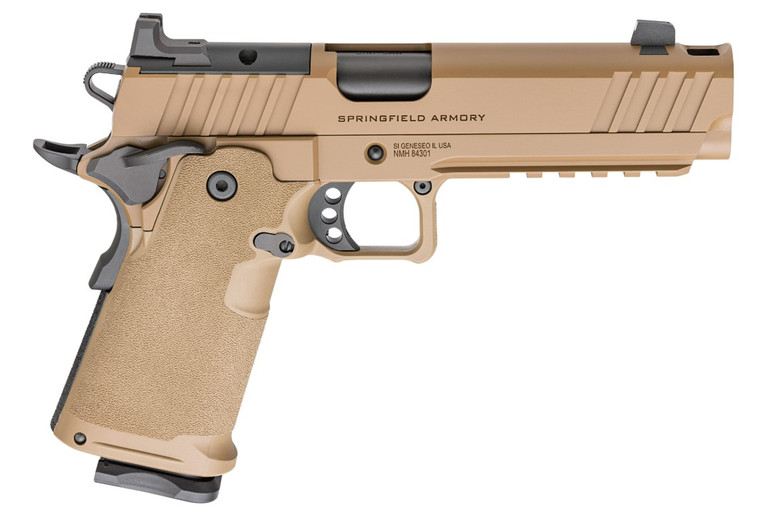 SPRINGFIELD ARMORY 1911 DS PRODIG COMP 9MM 5IN BARREL COY BRN 10RD PH9119AOSCBLC-COMP
