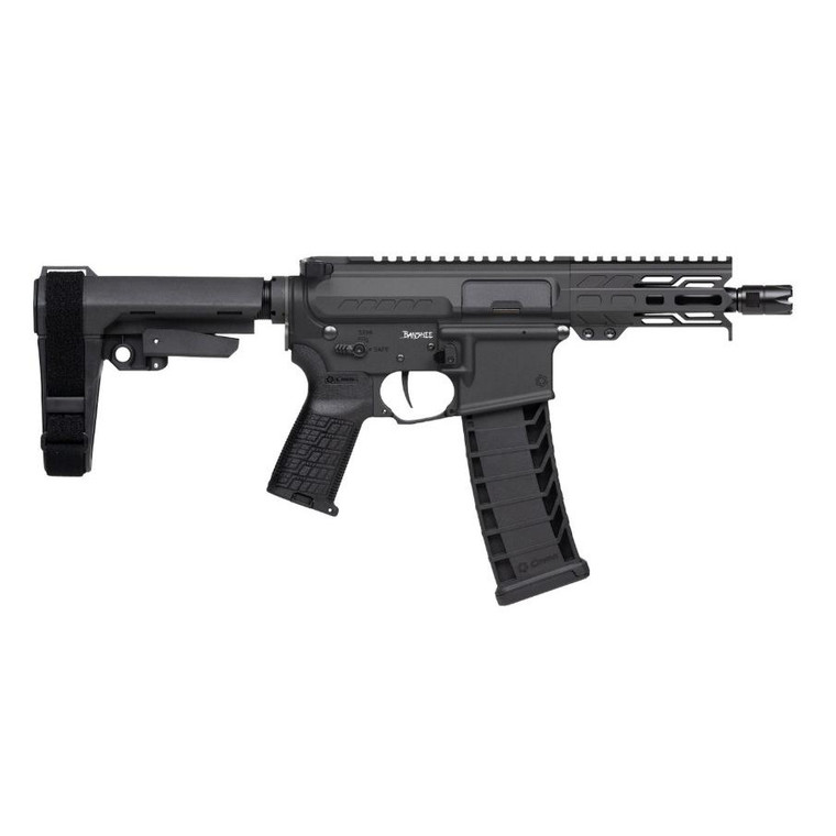 CMMG Banshee MK4 Fixed Ejector Handgun 9mm Luger 30rd Magazine 5'' Barrel RipBrace Armor Black