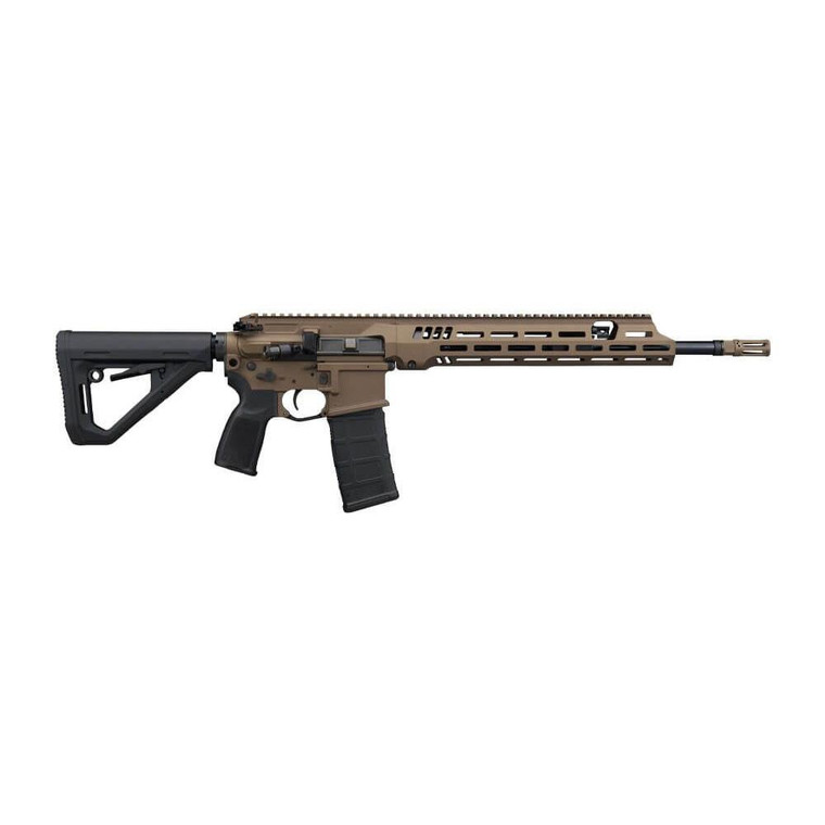 Sig Sauer SIG516 Gen 3 Rifle 5.56mm 30rd Mag(1) 16" Barrel Bronze Cerakote Tele Stock Aluminum M-LOK Handguard