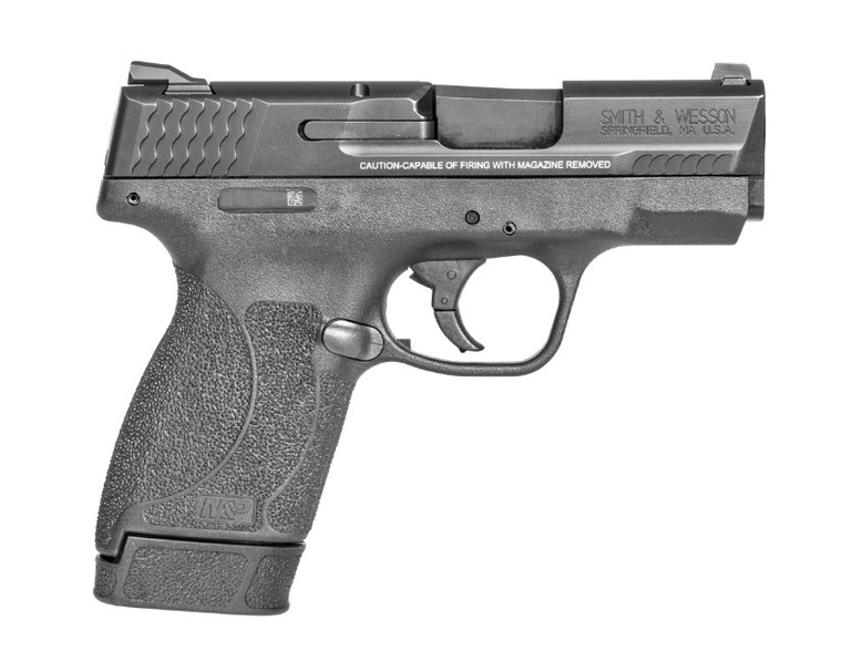 SMITH & WESSON M&P 45 SHIELD M2.0 45ACP 3.3IN BARREL 7RD BLACK COMPACT SLIM FRAME NO THUMB SAFETY WHITE DOT SIGHTS EXTREMELY THIN & LIGHTWEIGHT 14659