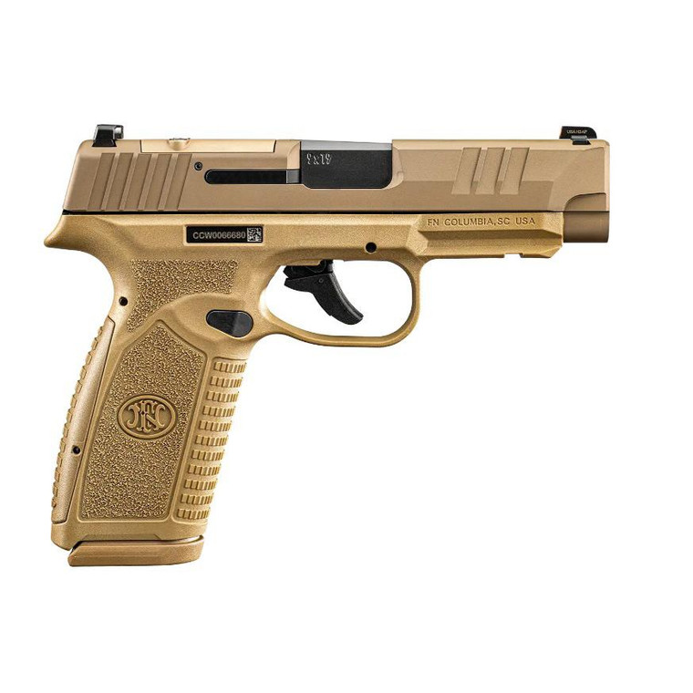 FN Reflex XL MRD Handgun 9mm Luger 10rd Magazines(2) 3.8" Barrel FDE No Manual Safety