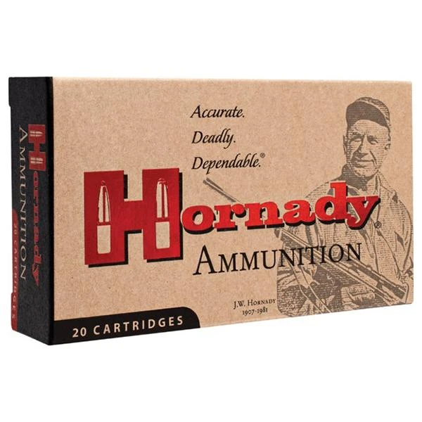 Hornady Custom Rifle Ammunition .358 Win 200 gr SP 2475 fps 20/ct