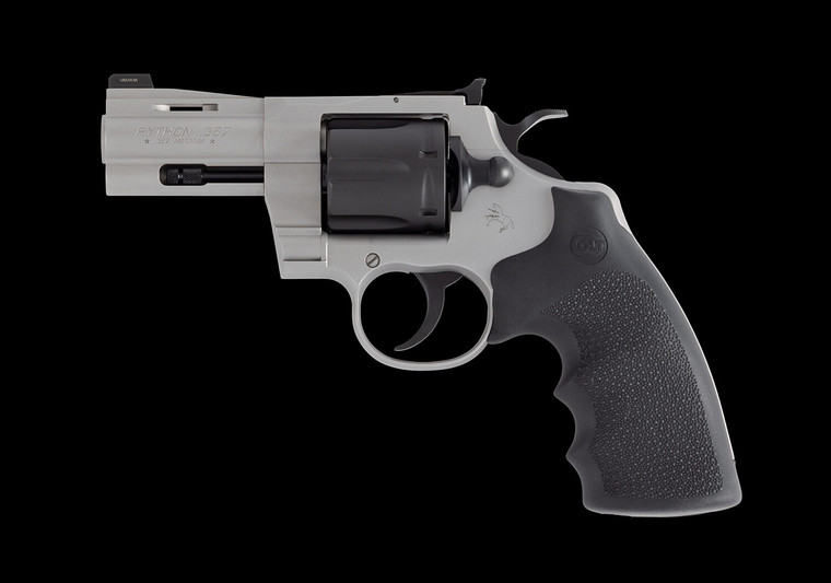 COLT TWO-TONE PYTHON 357 MAG 3IN BARREL MATTE BLUED FLUTED CYLINDER MATTE STAINLESS FRAME PYTHON-TTM3NS TALO  SAU - SOLD AS USED AS IS