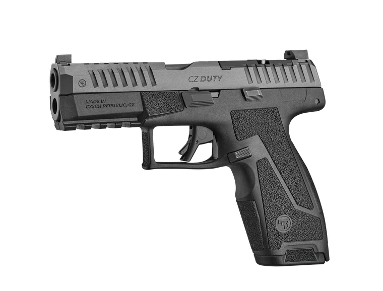 CZ DUTY 4.0F 9MM 4IN BARREL 19RD BLACK OR TRITIUM CO-WITNESS SIGHTS 95081