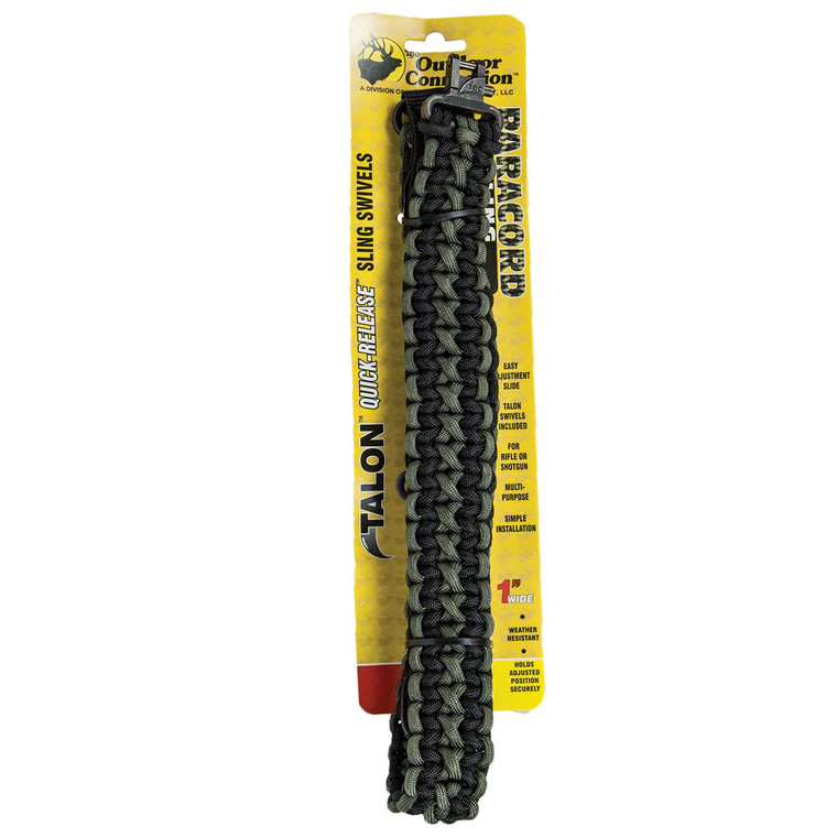 Outdoor Connection Sling - Paracord Black Talons