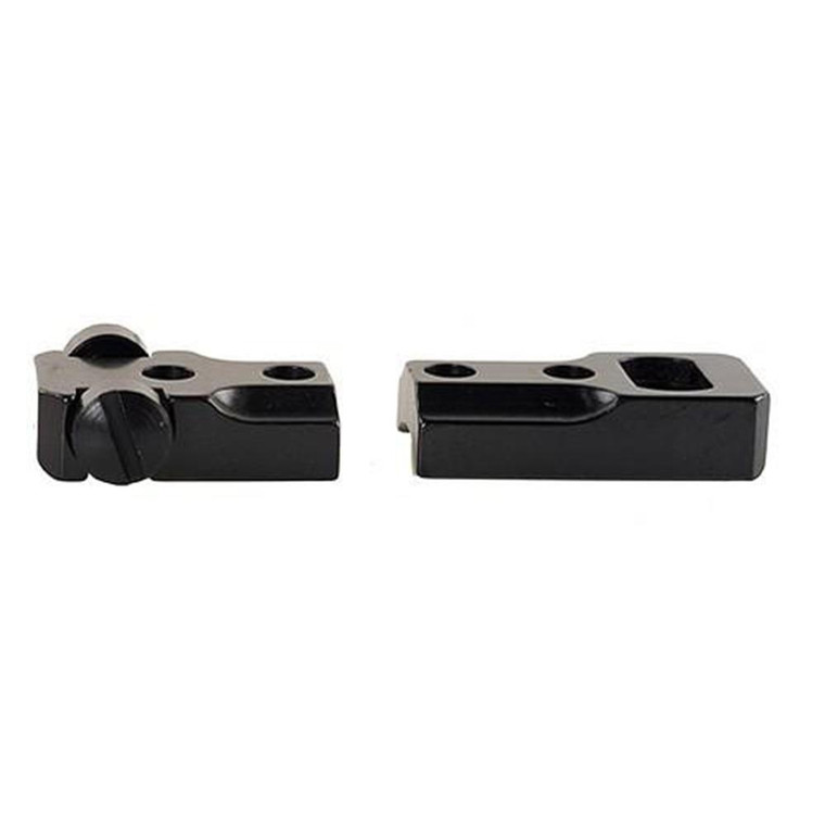 Leupold Standard Steel Base Windage Adj Screws Remington 541/Browning T-Bolt/Knight Gloss Black 2-pieces
