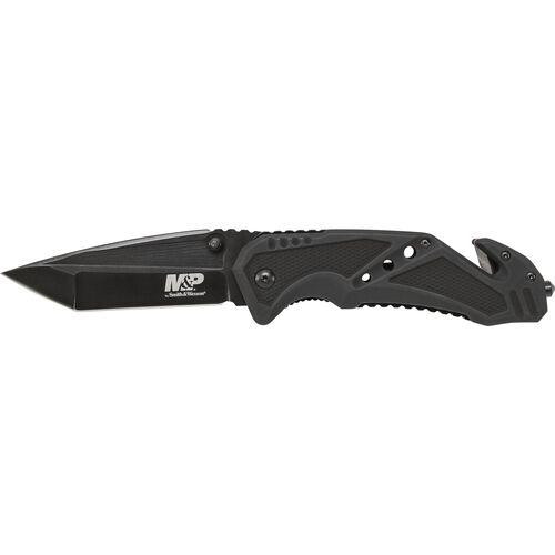 Smith & Wesson M&P SWMP11B Tanto Folder Rescue Lock 3 7/8" Blade Black