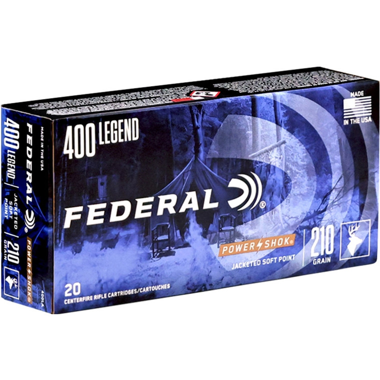 FEDERAL PREMIUM 400 LEGEND 210 GR POWER-SHOK SP20 400LA