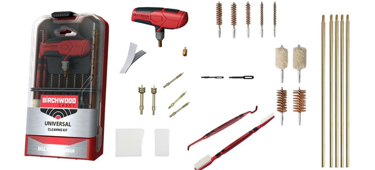 BIRCHWOOD CASEY 22 PIECE UNIVERSAL GUN CLEANING KIT  BC-UNVCLN-KIT