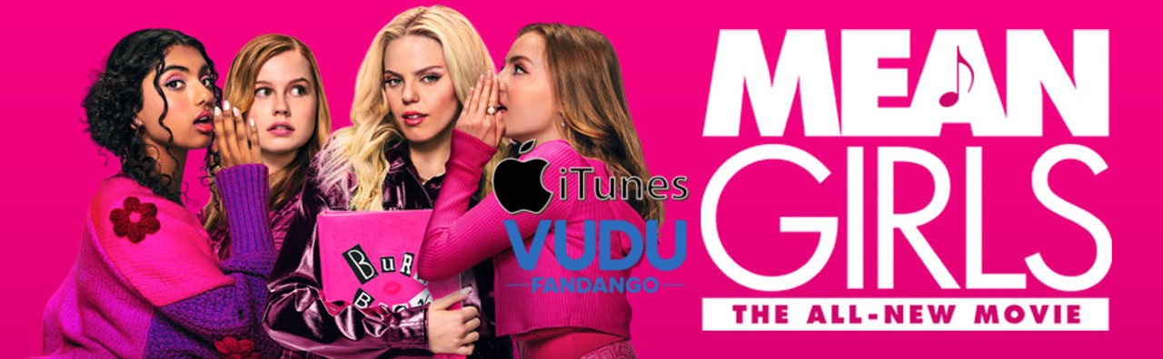 Mean Girls 2024 4K Vudu,iTunes Code