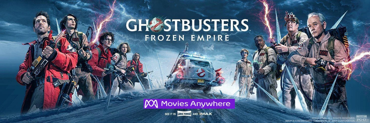 Ghostbusters Frozen Empire HD Vudu, iTunes Movies Anywhere Code