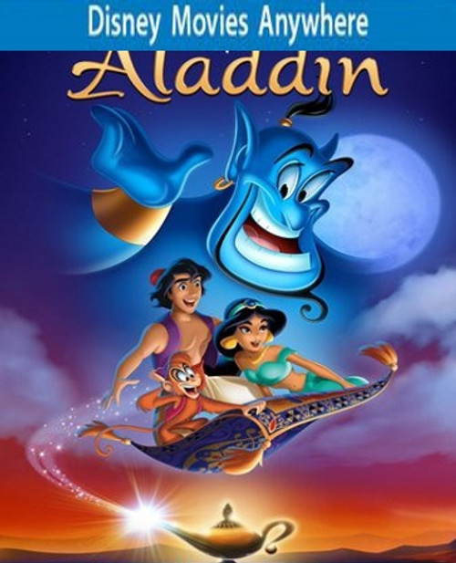 Aladdin DMA/DMR Disney Movies Anywhere Code