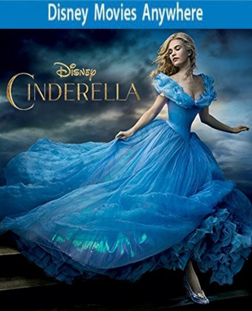 Cinderella HD DMA Disney Movies Anywhere Code, Vudu or iTUNES