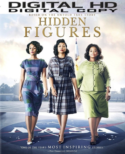 Hidden Figures HD Ultraviolet or iTUNES Code 