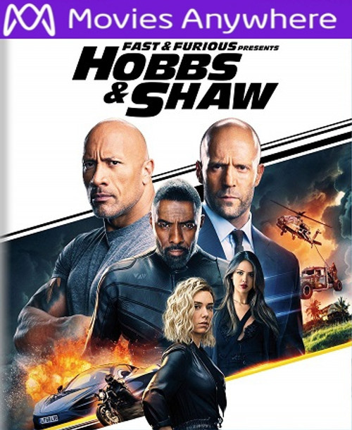 Fast & Furious Presents: Hobbs & Shaw HD Vudu or iTunes Code via MA