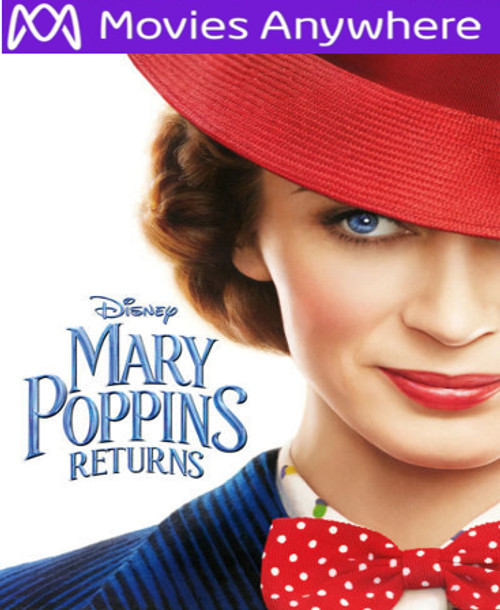 Mary Poppins Returns 2018  HD UV or iTunes Code via MA