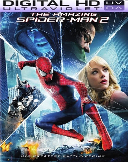 The Amazing Spider Man 2 HD Digital Ultraviolet UV Code 