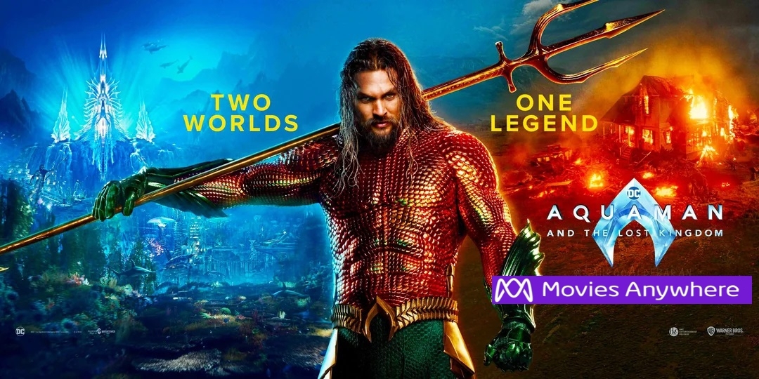 Aquaman and the Lost Kingdom 4K Vudu, iTunes Movies Anywhere Code