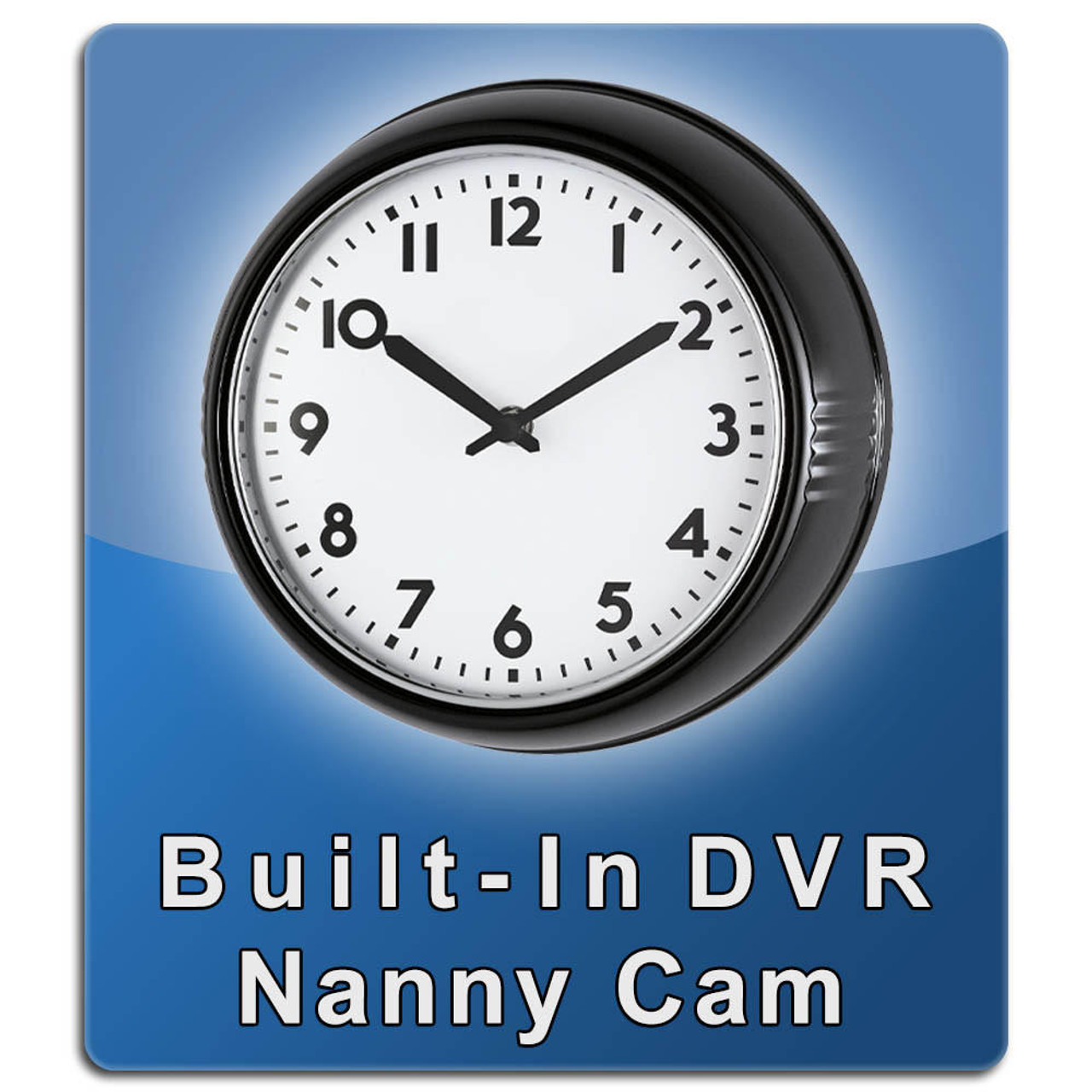 Original NannyCam DVR Wall Clock Nanny Cam