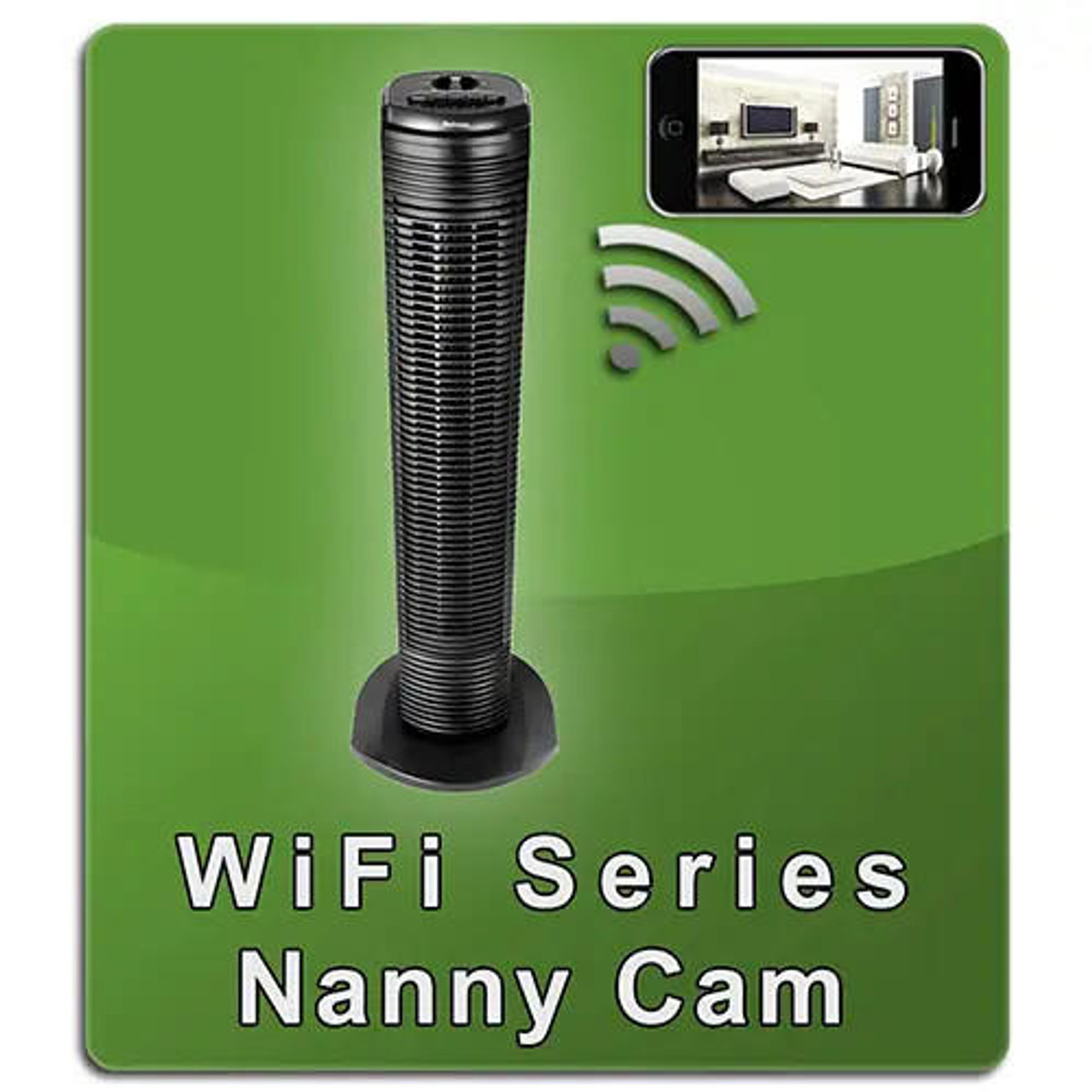 Original NannyCam WiFi Tower Fan Nanny Cam