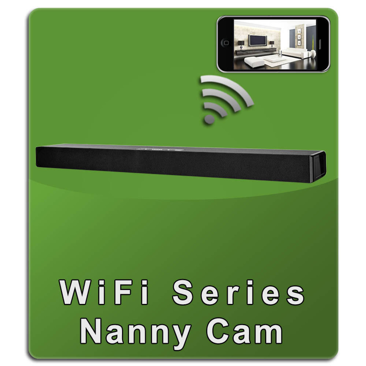Original NannyCam WiFi Sound Bar Nanny Cam