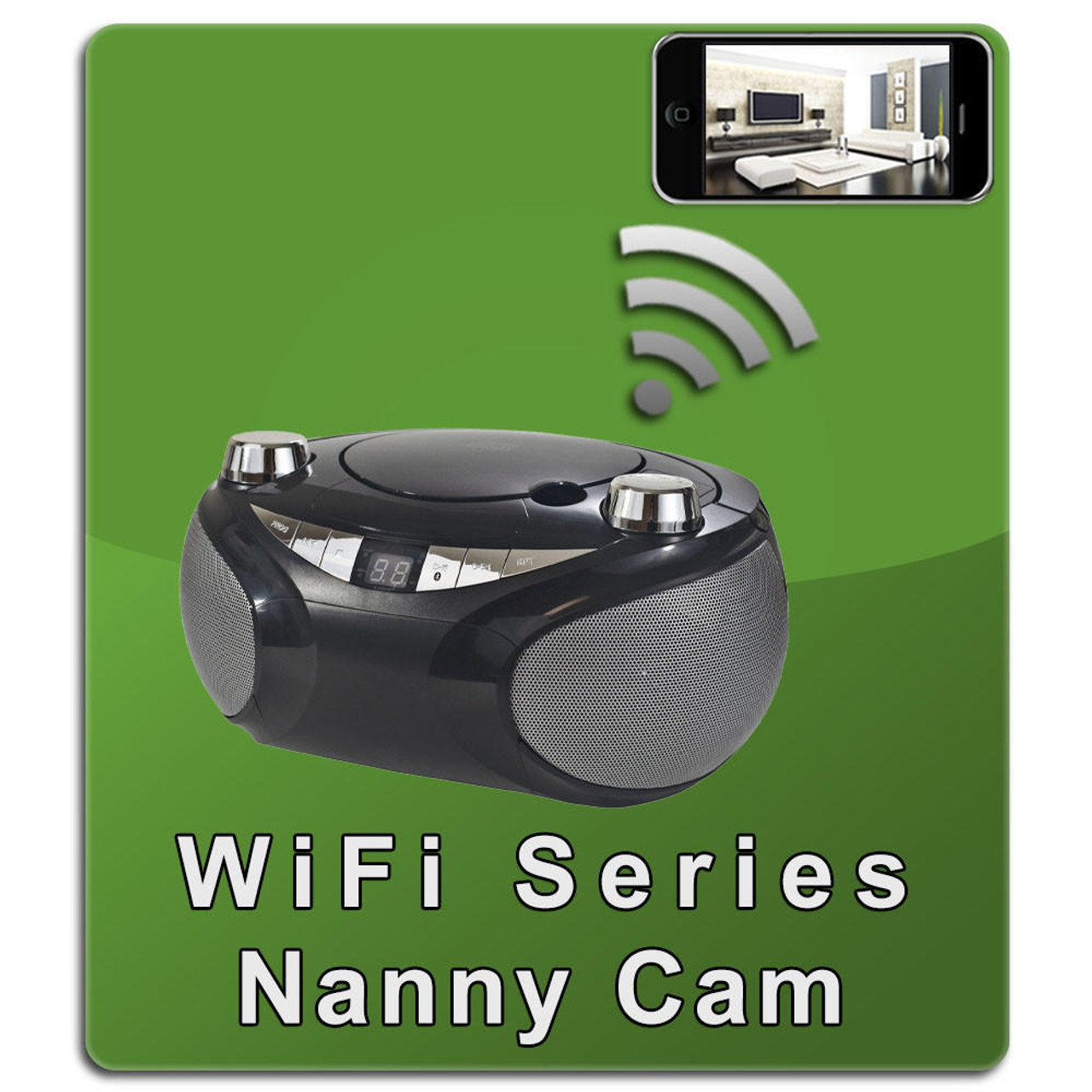 Original NannyCam WiFi BoomBox Nanny Cam