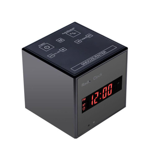 WiFi Alarm Clock Nanny Cam with Bluetooth and Night Vision (V8)