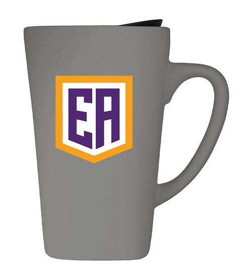 CM102 GRAY SOFT MUG W/LID