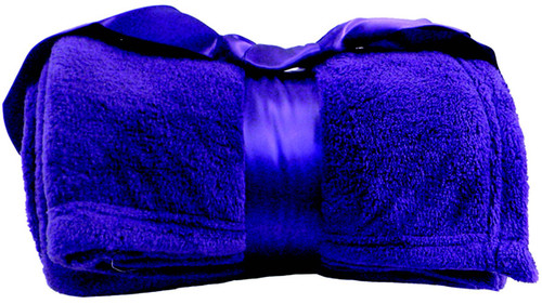 Purple Plush New Logo Blanket