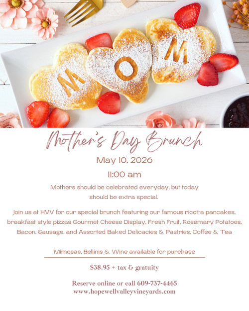 Mother's Day Brunch May 10 @11am
