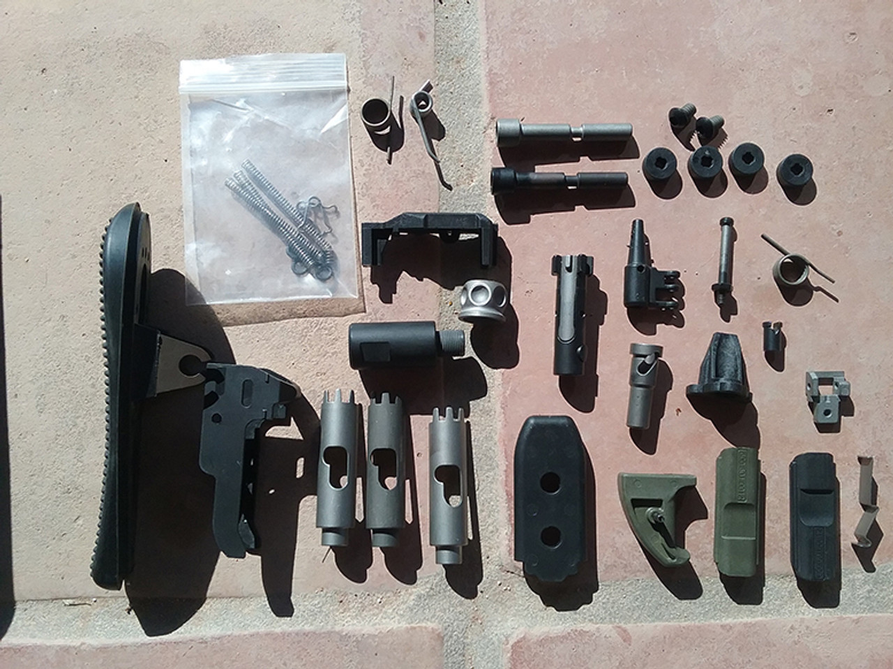 Various factory Parts for MSAR rifles