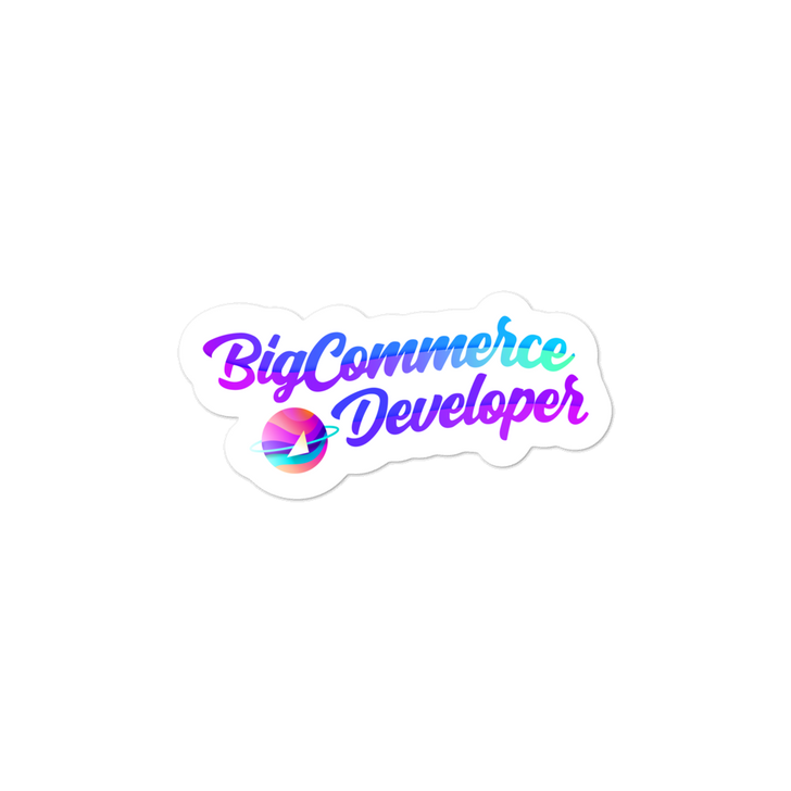 BigCommerce Developer Sticker