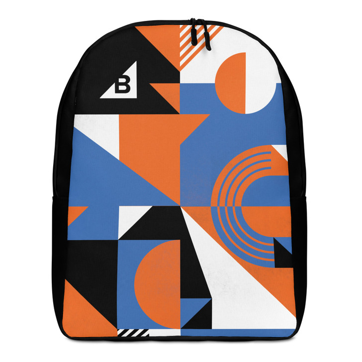 Patterned Backpack - Orange