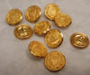 ROTC Gold plated buttons 10 pack