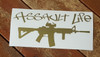 Assault Life Vinyl Sticker Decal