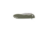 Tops Knives Mini Scandi Folder MSFG-01 Knife Green 