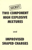 Two Component High Explosive Mixtures and Improvised Shaped Charges Manual BK123