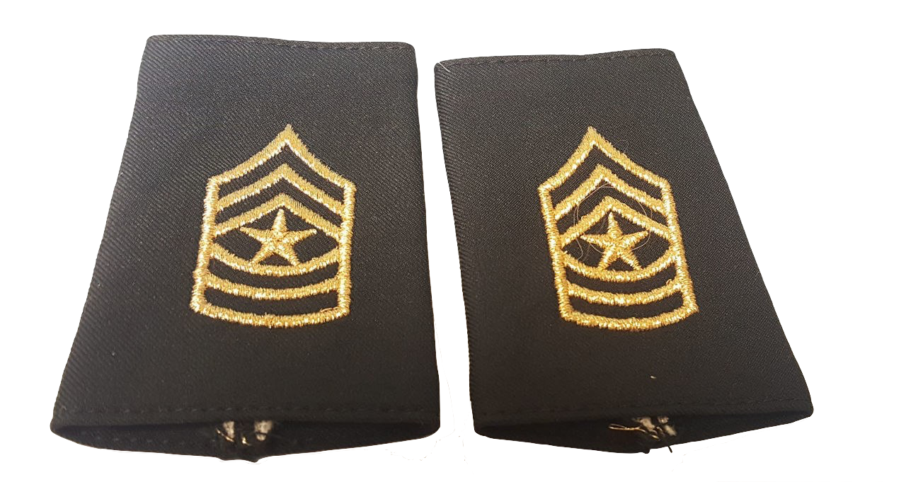 Sergeant Major Shoulder Insignia Epaulette 1 pair 2 each