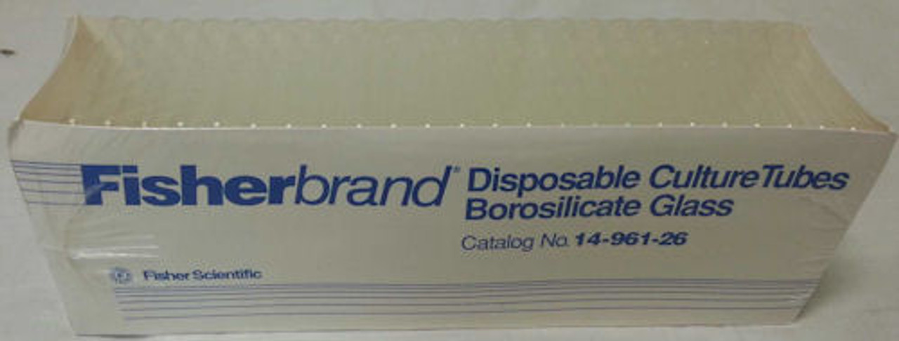 FISHERBRAND DISPOSABLE BOROSILICATE GLASS TUBES