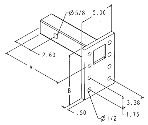 Buyers Products Pintle Hook Mount