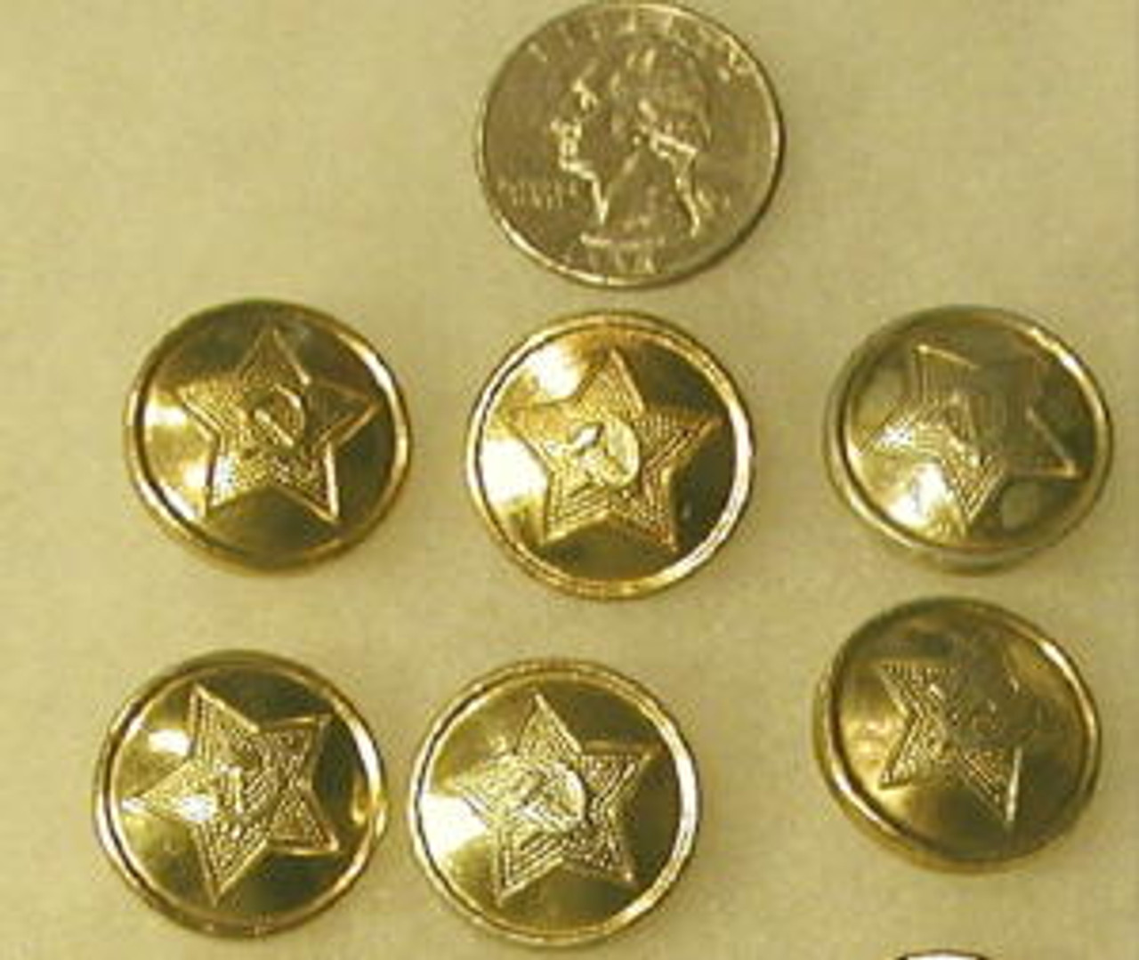 METAL MILITARY BUTTONS COAT OF ARMS 23mm - Nasias Buttons