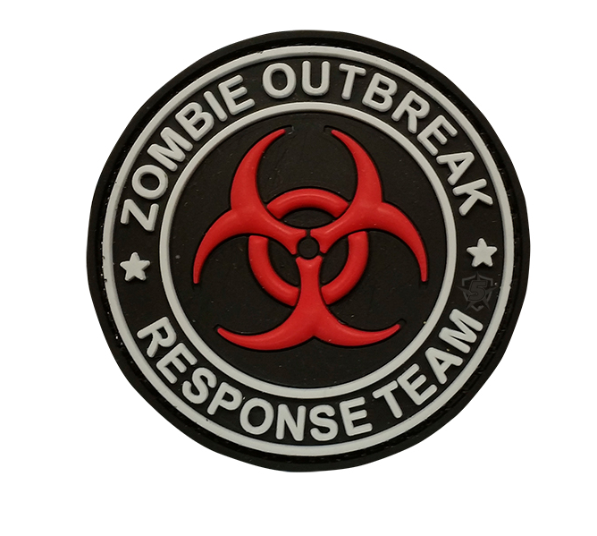 MORALE PVC PATCH - ZOMBIE OUTBREAK 6613
