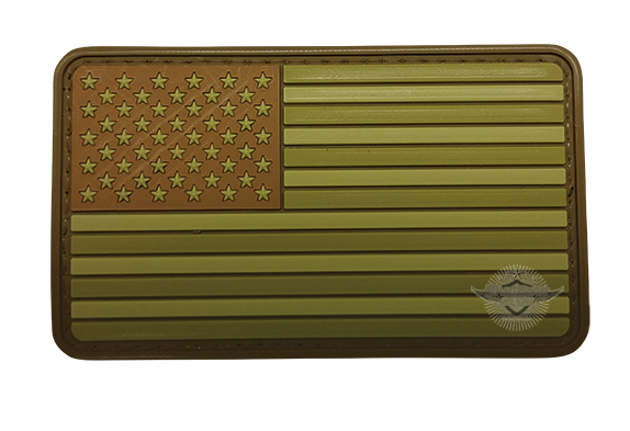 MORALE PVC  PATCH - U.S. FLAG SUBDUED FLAG MULTI 6799